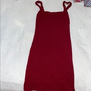 red dress